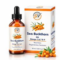 Šaltalankių aliejus 30ml Veido serumas & Veidui & Plaukams | Maitinamasis aliejus su Omega 3,6,7 & 9 | Skatina kolageno gamybą | Mažina smulkias raukšles, tamsias dėmes & Odos pilkumą