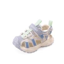 Summer Kids' Velcro Cartoon Sandals: Lightweight, for Boys & Girls Ages 1-7 Size 25