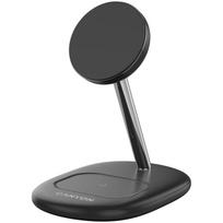 Canyon wcs-205 15w qi2 2in1 wireless charger without adapter black