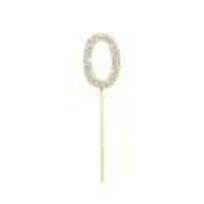 1Pc Glitter Alloy Rhinestone Number Cake Toppers Baby Shower Birthday Decoration Wedding Gold Silver Digi… More