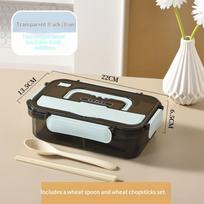 2/3 Compartment Bento Lunch Box With Leak Proof Lids Food Grade Material For Work School Travel Daily Meal Prep A2