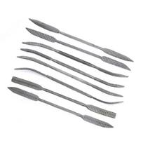 8pcs Special Shaped Wood Carving File Kit Curved Coarse Riffler Files  Woodworking Grinding 8pcs