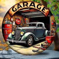 Neon Burger Diner Art Tin Sign  Vintage Durable Metal Plaque Wall Decor Home Office Bar Man Cave Wall Art 30x40cm(11.8x15.7inch)