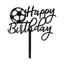 Multiple Use Football Theme Cake Decors Set For Birthdays And Celebration Feature Efficient And Convenient Storage black