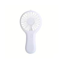 (WHITE) 800mAh Mini Portable Pocket Handheld Fan USB Rechargeable Cool Air Travel Cooler Cooling Mini Battery Fans home appliance mėlyna