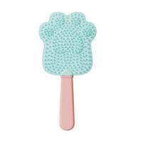 Pet Hair Removal Tool Double Side Functionality for Deshedding and Massage with Lovely Bears Claws for Home Use