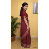 NEW LAUNCH – Designer Freehand Dola Doby Silk Saree Collection