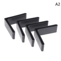4 vnt./rinkinys 30mm/35mm/40mm Kampinės guminės kojelės L formos kampinio plieno kojelės padėklas