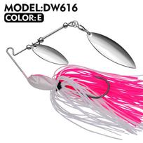 Bearded Lao Lure Bait 10G 14G Tassel Glitter Anti Hanging Bottom Lure Fake Bait Biomimetic Bait Spinnerbait Color E#14g