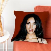 Megan Fox Jennifers Body Pillow Case Pillow Case Living Room Sofa Cushion Cover Suitable For Home Bedroom Room Decoration 16x16Inch