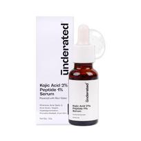 Underated Kojic Acid 2% + Peptide 1% Serum | Brightening & Spot Correction | With Rice Water | Treats Hyperpigmentation & Acne Scars | For All Skin