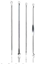 SAPRETAILER Stainless Steel Blackhead Pimple Blemish Extractor/Remover Tool (Set of 4)