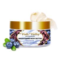 Vedic Valley Brightening Body Butter for Women & Men with Kokum Butter, Blueberry Essential Oil, Yogurt Protein & Vitamin E | Body Butter for Dry,