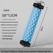 Foam Roller for Muscle Relaxation and Slimming, Club Massage Roller for Legs, Fitness, and Yoga. mėlyna