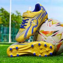 Kids' Low-Top Velcro Football Training Shoes - Studded for Elementary School Students 31