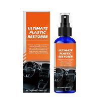 Auto Interior Plastic Care Sprays Automotive Plastic Restorer Car Plastic Polish Cleaner Easy to Use for Interior Care 1