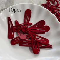 Lucky Red Star Hairpin Pentagram BB Clip Mini Cute Broken Hair Girl Hair Accessories Princess Bangs Clip Hairpin Edge Clip