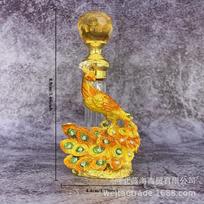 15ML Butterfly Metal Perfume Oil Round Bottle Multi-color Colorant Glass Perfume Oil. One Size auksas
