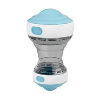 2025 Hot Selling Interactive Dog Feeder Toy Slow Rotating Plastic Chew Toy Cross Border Pet Supplies mėlyna