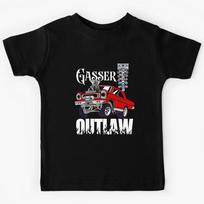 Gasser Outlaw Class Vintage Drag Racing Race Car Kids T-Shirt 100