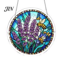 Acrylic Puzzle Pendant Suncatcher, Colorful Window Hanging, 7.48 Inch Sun Catcher Weekend Project Decoration Ornament, Ideal for Gifting And F