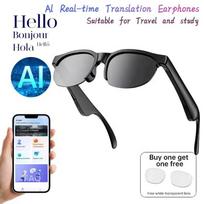 New Arrival Open Ear Wireless Stereo TWS Headphones BT5.3 Anti-UV Sunglasses LED Intelligent Sports Earphones Headphones Glasses XG88 Pro juoda