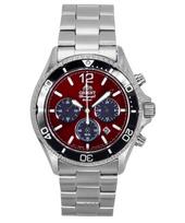 Orient sporto chronografas nerūdijančio plieno dangaus raudonas ciferblatas kvarcinis naro RA-TX0207R 200M vyriškas laikrodis raudona