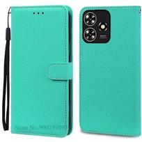A73 4G Case For ZTE Blade A73 4G Case Wallet Flip Leather Case For ZTE Blade A73 4G Back Cover Phone Case Silicone Fundas A73 4G (Not fit 5G) dangaus mėlyna spalva