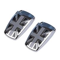 2 vnt. Automobilio priekinio stiklo plovimo purkštuko antgalis Automobilio ploviklio vožtuvas MINI Cooper R55 R56 R57 R58 R59 F56 F55 pilka spalva