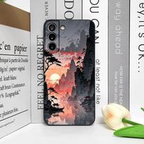 Ink Art Print Japanese Landscape Mountain Phone Case for Motorola Moto G85 G75 G04 G05 G34 E14Pro Edge 50 Fusion 40 30 Neo Cover Moto E14 5G