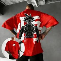 2026 m. vasaros Y2k Dragon Ball Goku Grafinis T-shirt Vyrams Moterims Anime Spausdinimo Oversize Medvilninis Trumpomis Rankovėmis Marškinėlis Streetwear Atsitiktiniai Viršutiniai Drabužiai S