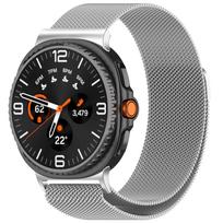 Milanese Loop Band for Samsung Galaxy Watch 8/Classic 44mm 40mm 46mm Magnetic Bracelet Correa for Galaxy Watch Ultra 47mm Strap Watch 8 Classic 46mm sidabras