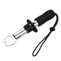 Stainless Steel Fish Gripper Fish Scale EVA Grabber with Ruler Mouth Lip Handle Fishing Pliers