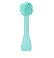 SYGA Face Cleasing Brush Silicone Face Scrubber Exfoliating Wash Brush Dual Face With Flexible Spatula Nose Cleaning Cream Applicator Mask Collecto