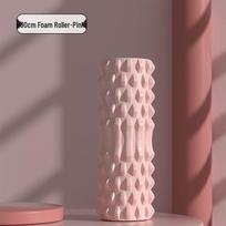 Solid Foam Roller for Muscle Relaxation - Professional Yoga & Pilates Massage Tool for Back & Leg Slimming gray