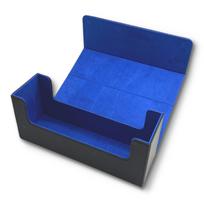 SPICA Storage Magnetic Loader Deck Trading Card Black x Blue Box, Compatible, Case, Storage, mėlyna