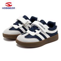 HOBIBEAR Kids Unisex Wide Toe Retro Velcro Casual Running Shoes Size 29