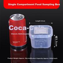 JOBO Food Storage Containers Sample Boxes 5-Pack 300ml Kindergarten School Hotel Sampling Storage Boxes