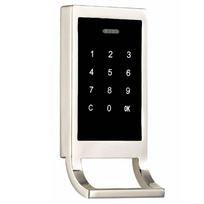 Smart Electronic Password Cabinet Lock Keypad Digital Combination Locker Public Mode Anti-Theft External Power Supply (silver,Aluminum Door&Zinc Alloy&Door Lock) sidabras