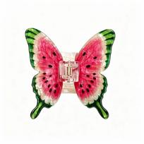 Animals Butterfly Hair Claw Hairpin Acrylic Grasp Grab Clip Plastic Shark Clip  Girls Butterfly