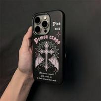 Winged cross case for Apple iPhone 16 Pro, iPhone 17 Pro, new iPhone 15 Pro, European and American style iPhone 14 Pro iPhone 7