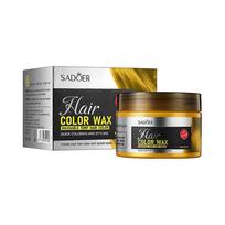 6 Colored Hair Clay Series: Natural, Long-Lasting, Non-Greasy, And Volumizing Hair Wax mėlyna