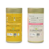 Hennaveda Henna and Indigo Powder with Brush, Hand Gloves and Shower Cap | Unisex Ayurvedic Hair Colour Powder | Chemical Free with Geographical Ind