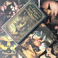 Grim Tales Tarot Deck - 78-Card RWS Gothic Fairy Tale Cards for Shadow Work, Dark Fantasy Illustrated 10.3*6cm įvairiaspalvis