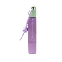 12ml Stain Remover Pen With Brush Head Double Head Oil Remover Stick Instant Portable Grease Removal Pen Household Cleaning Purple