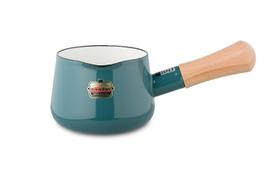Fuji Enamel Painted Milk Smoke 12cm Solid SB Pan, Blue, SD-12M