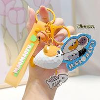Cat Fish Plush Keychain With Multiple Colors And Cartoon Style For Kids And Gift Use Style I