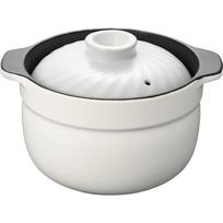 Wahei Freiz Microwave Rice Cooker Clay Pot, 2-cup capacity, Minori-jozen RB-2856 pilka spalva