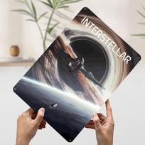 Interstellar Movie Fan Art Printed Poster Customized Wall Art Retro Vintage Metal Tin Signs for Room Bedroom Decoration Gaming 20x30cm（7.8x11.8inch）