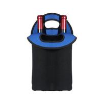 Zippered Neoprene Double Wine Bottle Holder Insulated Protective Cover For Parties And Outings 1